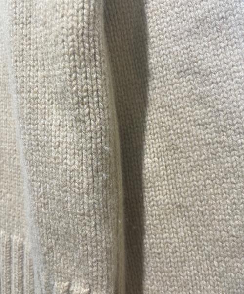 POLO RALPH LAUREN（ポロ・ラルフローレン）POLO RALPH LAUREN (ポロ・ラルフローレン) ポニー無し ドライバーズニット ベージュ サイズ:3Lの古着・服飾アイテム