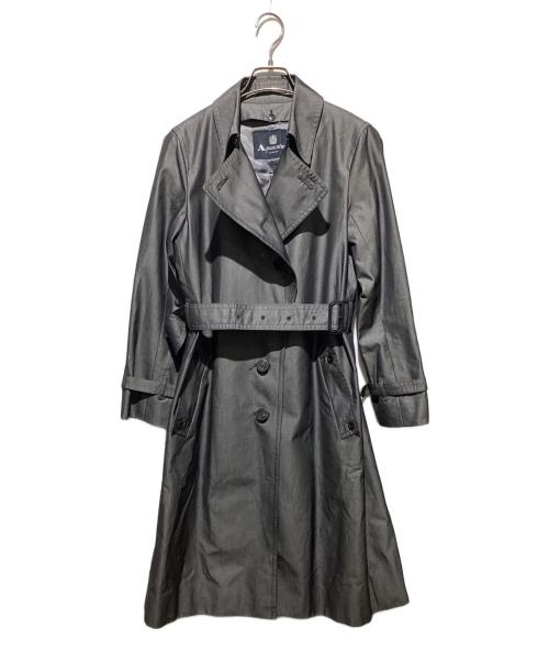 Aquascutum（アクアスキュータム）Aquascutum (アクアスキュータム) ライナー付トレンチコート グレー サイズ:7Fの古着・服飾アイテム