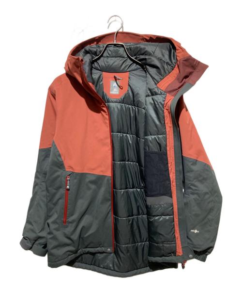 mont-bell（モンベル）mont-bell (モンベル) パウダーホップ パーカ グレー×オレンジ サイズ:Mの古着・服飾アイテム