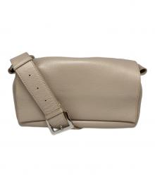 BEARDSLEY（ビアズリー）の古着「レザーボディバッグ」｜ベージュ