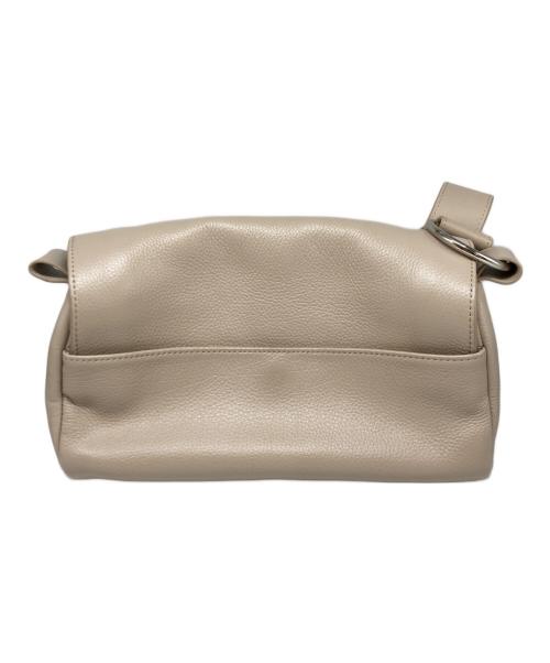 BEARDSLEY（ビアズリー）BEARDSLEY (ビアズリー) レザーボディバッグ ベージュの古着・服飾アイテム