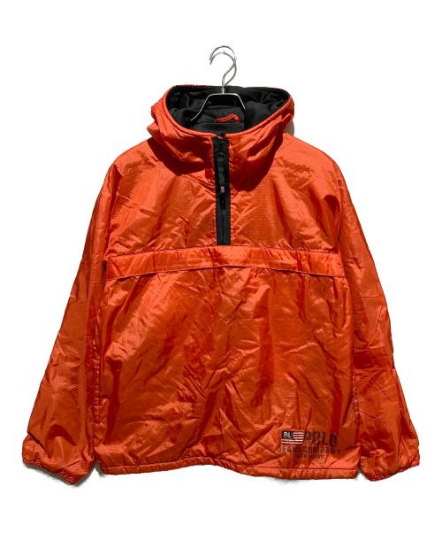 POLO JEANS（ポロジーンズ）POLO JEANS (ポロジーンズ) 90ｓアノラックパーカー オレンジ サイズ:Sの古着・服飾アイテム