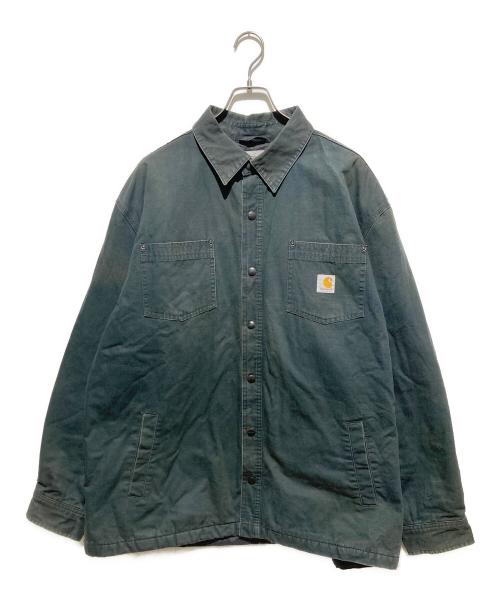CarHartt（カーハート）CarHartt (カーハート) 裏地キルティングワークジャケット ブラック サイズ:XLの古着・服飾アイテム