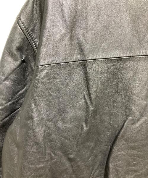 Calvin Klein（カルバンクライン）Calvin Klein (カルバンクライン) レザージャケット ブラック サイズ:XXLの古着・服飾アイテム
