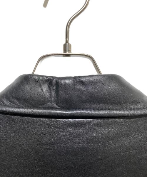 Calvin Klein（カルバンクライン）Calvin Klein (カルバンクライン) レザージャケット ブラック サイズ:XXLの古着・服飾アイテム