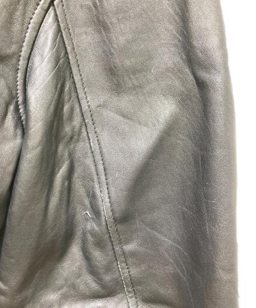 Calvin Klein（カルバンクライン）Calvin Klein (カルバンクライン) レザージャケット ブラック サイズ:XXLの古着・服飾アイテム