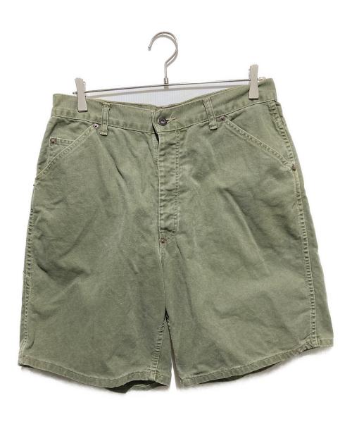 RRL（ダブルアールエル）RRL (ダブルアールエル) 三つ星タグ 90s USA製デニムハーフパンツ カーキ サイズ:33の古着・服飾アイテム