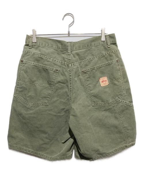 RRL（ダブルアールエル）RRL (ダブルアールエル) 三つ星タグ 90s USA製デニムハーフパンツ カーキ サイズ:33の古着・服飾アイテム