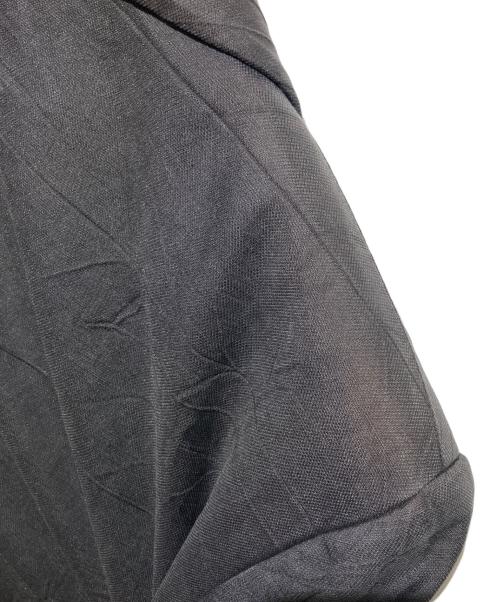 D.GNAK（ディ ナック）d.gnak (ディ ナック) シワ加工ドクロテーラードジャケット ブラック サイズ:48の古着・服飾アイテム