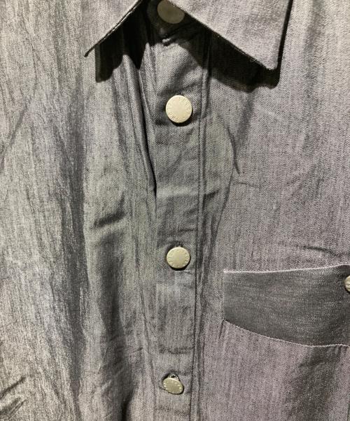 shoop（シュープ）shoop (シュープ) ノースリーブカットオフシャツ ブラック サイズ:Ｌの古着・服飾アイテム
