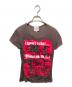 Vivienne Westwood（ヴィヴィアンウエストウッド）の古着「y2k テキストプリントtシャツ」｜ブラウン