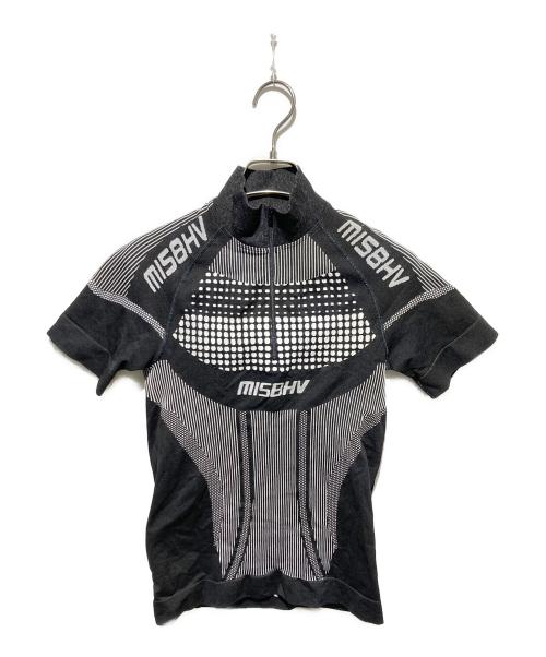 MISBIHV（ミスビヘイブ）MISBIHV (ミスビヘイブ) Quarter S/S Active Top ブラック サイズ:XSの古着・服飾アイテム