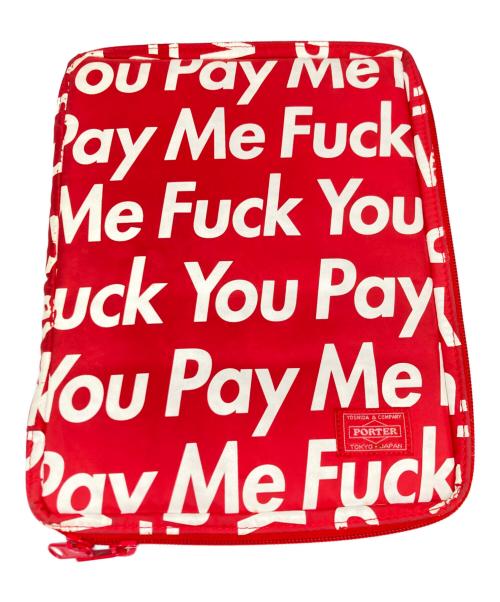 SUPREME（シュプリーム）SUPREME (シュプリーム) PORTER (ポーター) ipadケース レッドの古着・服飾アイテム