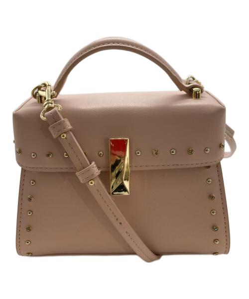 CELFORD（セルフォード）CELFORD (セルフォード) ビジュースタッズポシェット ピンクの古着・服飾アイテム