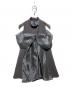 MISTREASS（ミストレアス）の古着「Sheer Big Ribbon Mini Dress」｜グレー
