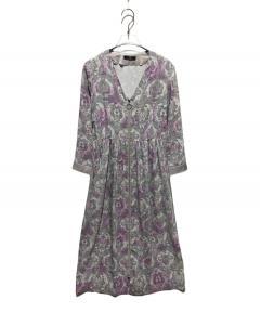 中古・古着通販】ETRO (エトロ) ペイズリー総柄ワンピース ブラック