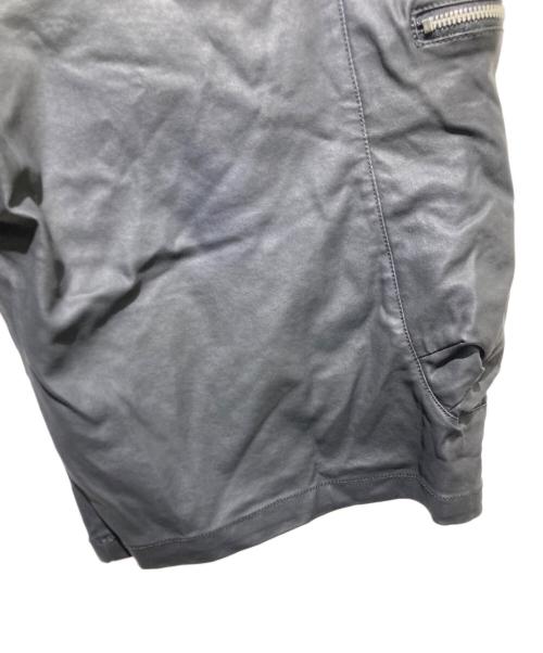 DANKE SCHON（ダンケ シェーン）Danke schon (ダンケ シェーン) コーティング加工ハーフパンツ/COATING BAGGYCARGO SHORTS ブラック サイズ:Mの古着・服飾アイテム
