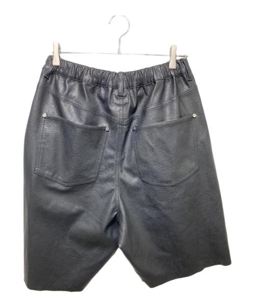 DANKE SCHON（ダンケ シェーン）Danke schon (ダンケ シェーン) ダブルニーショーツ/PULEATHER W-KNEE SHORTS ブラック サイズ:Lの古着・服飾アイテム