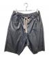 Danke schon（ダンケ シェーン）の古着「ダブルニーショーツ/PULEATHER W-KNEE SHORTS」｜ブラック