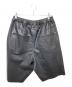 Danke schon (ダンケ シェーン) ダブルニーショーツ/PULEATHER W-KNEE SHORTS ブラック サイズ:L：9000円