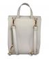 CHARLES & KEITH (チャールズアンドキース) フロントフラップ ストラクチャーバックパック アイボリー：6000円