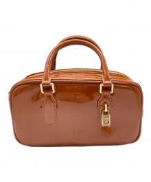 Snidel（スナイデル）の古着「ミニボストンショルダーバッグ」｜ブラウン