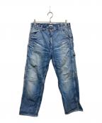 Warehouse DOUBLE WORKSダブルワークス）の古着「デニムペインターパンツ」｜インディゴ