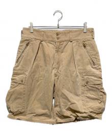 RRL（ダブルアールエル）の古着「USA製 3つ星タグ 90s ハーフカーゴパンツ」｜ベージュ