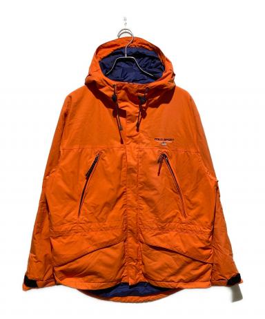 9*e様 POLO SPORT ナイロンジャケット アノラック M オレンジ 中古・古着通販】POLO SPORT (ポロスポーツ) 90S ナイロンマウンテン