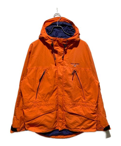 POLO SPORT（ポロスポーツ）POLO SPORT (ポロスポーツ) 90S ナイロンマウンテンパーカー オレンジ サイズ:LLの古着・服飾アイテム