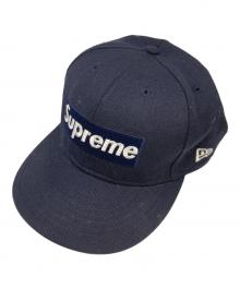 New Era×SUPREME（ニューエラ×シュプリーム）の古着「10ss D.G.A.F  ボックスロゴキャップ」｜ネイビー