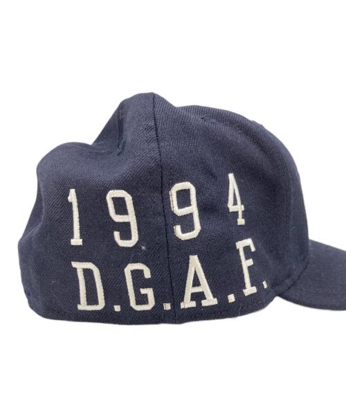 New Era（ニューエラ）New Era (ニューエラ) Supreme (シュプリーム) 10ss D.G.A.F  ボックスロゴキャップ ネイビーの古着・服飾アイテム