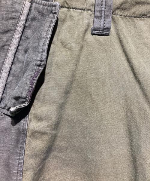 PRPS 紫製品（ピーアールピーエス）PRPS 紫製品 (ピーアールピーエス) ハーフカーゴパンツ カーキ サイズ:34の古着・服飾アイテム