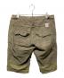 PRPS 紫製品 (ピーアールピーエス) ハーフカーゴパンツ カーキ サイズ:34：5000円