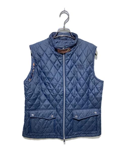 LAUREN RALPH LAUREN（ローレンラルフローレン）LAUREN RALPH LAUREN (ローレンラルフローレン) キルティングベスト ネイビー サイズ:Mの古着・服飾アイテム