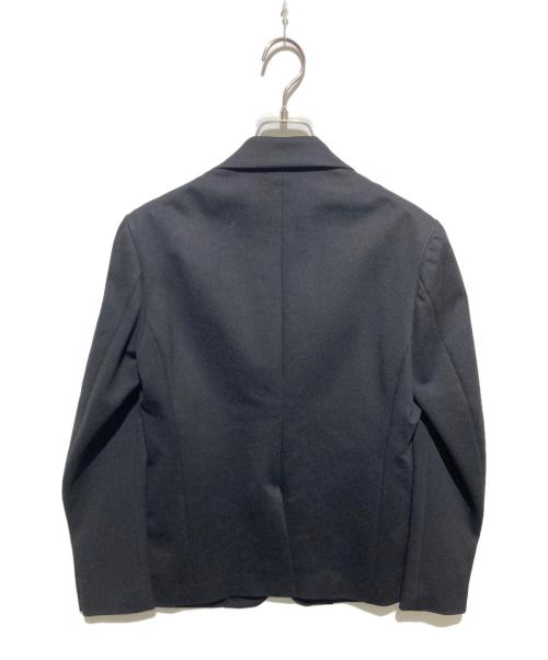 KAZUYUKI KUMAGAI ATTACHMENT（カズユキクマガイ アタッチメント）KAZUYUKI KUMAGAI ATTACHMENT (カズユキクマガイ アタッチメント) Vi/Nyストレッチポンチ テーラードJK ブラック サイズ:2 未使用品の古着・服飾アイテム