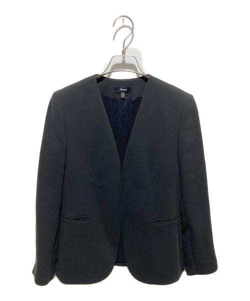 theory（セオリー）theory (セオリー) Traceable wool Etiennette B トレーサブルウール ブラック サイズ:2の古着・服飾アイテム