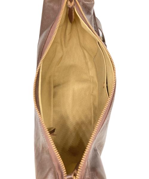 Inception（インセプション）inception (インセプション) ホースハイドバナナバッグ/レザーショルダーバッグ ブラウンの古着・服飾アイテム