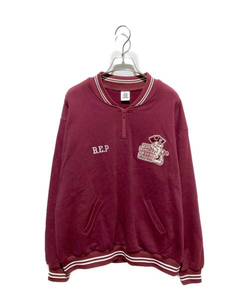 BlackEyePatch（ブラックアイパッチ）BlackEyePatch (ブラックアイパッチ) 22AW OG Pirate Half Zip Sweat パープル サイズ:Lの古着・服飾アイテム