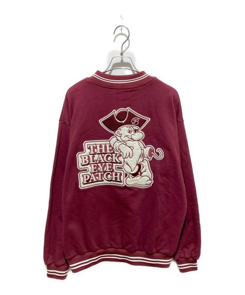 BlackEyePatch（ブラックアイパッチ）BlackEyePatch (ブラックアイパッチ) 22AW OG Pirate Half Zip Sweat パープル サイズ:Lの古着・服飾アイテム