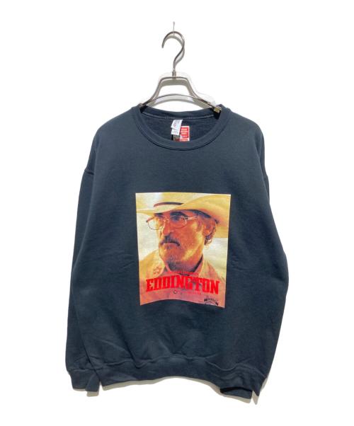 WACKO MARIA（ワコマリア）WACKO MARIA (ワコマリア) 『エディントンへようこそ』 EDDINGTON / CREW NECK SWEAT SHIRT ブラック サイズ:Ｌの古着・服飾アイテム