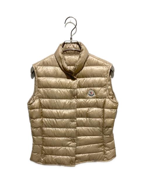 MONCLER（モンクレール）MONCLER (モンクレール) LIANE/ダウンベスト ベージュ サイズ:1の古着・服飾アイテム
