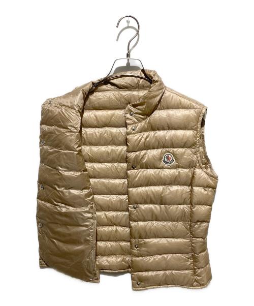 MONCLER（モンクレール）MONCLER (モンクレール) LIANE/ダウンベスト ベージュ サイズ:1の古着・服飾アイテム