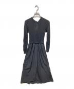 ISABEL MARANT ETOILEイザベルマランエトワール）の古着「切替ワンピース」｜ブラック