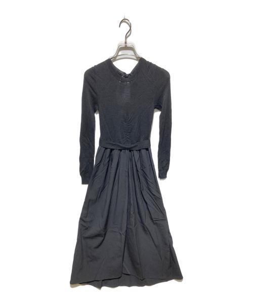 ISABEL MARANT ETOILE（イザベルマランエトワール）ISABEL MARANT ETOILE (イザベルマランエトワール) 切替ワンピース ブラック サイズ:34の古着・服飾アイテム