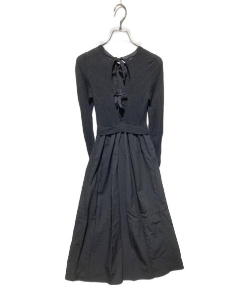 ISABEL MARANT ETOILE（イザベルマランエトワール）ISABEL MARANT ETOILE (イザベルマランエトワール) 切替ワンピース ブラック サイズ:34の古着・服飾アイテム