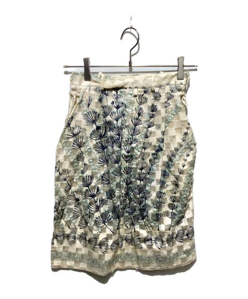 MARNI（マルニ）MARNI (マルニ) シルクブレンドスカート ホワイト サイズ:不明の古着・服飾アイテム