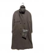 UNITED TOKYOユナイテッドトーキョー）の古着「ビッグカラーコート」｜オリーブ