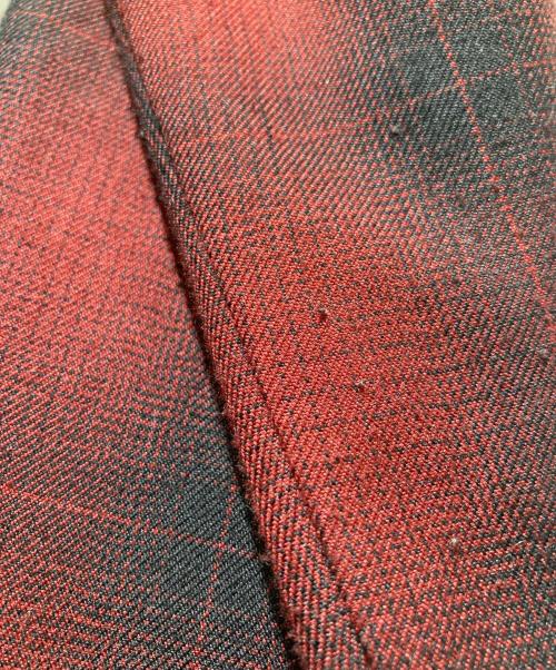 stussy（ステューシー）stussy (ステューシー) SHADOW PLAID BRYAN JACKET レッド サイズ:Ｌの古着・服飾アイテム