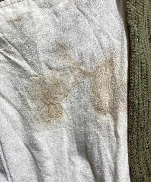 stussy（ステューシー）stussy (ステューシー) CHECK GARAGE JKT/パッチロゴジャケット カーキ サイズ:Ｌの古着・服飾アイテム